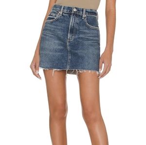 Citizens of Humanity Beatnik mini denim skirt in Idlewild, 25
